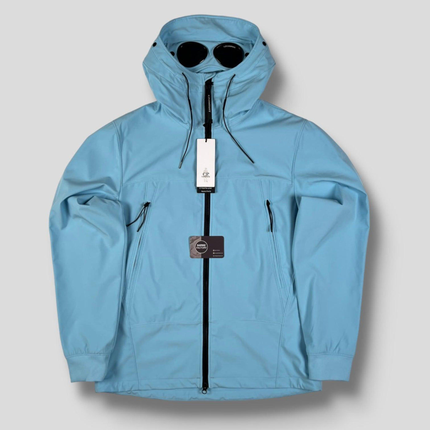Company Goggle Soft Shell Jacket Blue – Garmz Factory