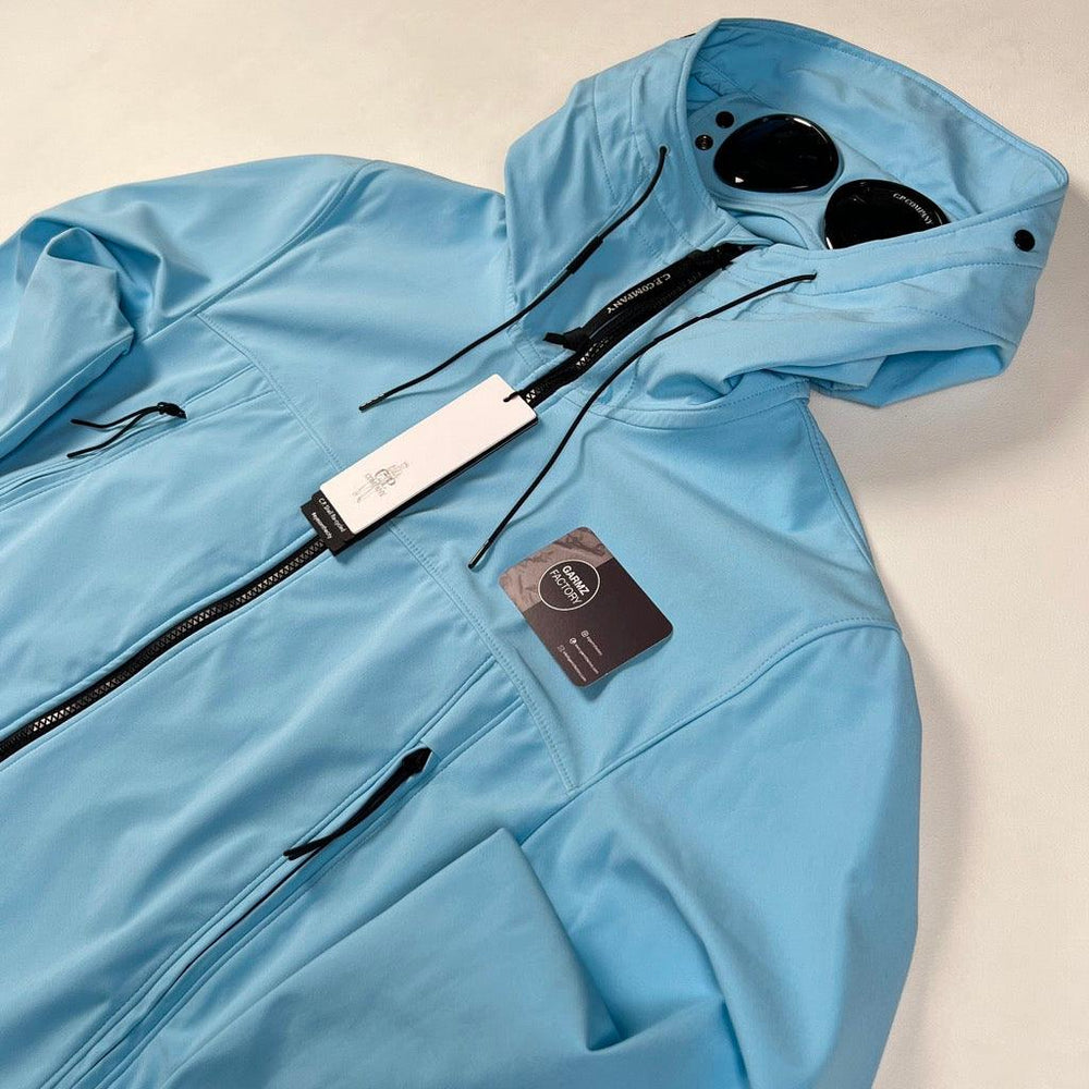 cp company goggle jacket C.P. Company Goggle Soft Shell Jacket Blue – Garmz Factory