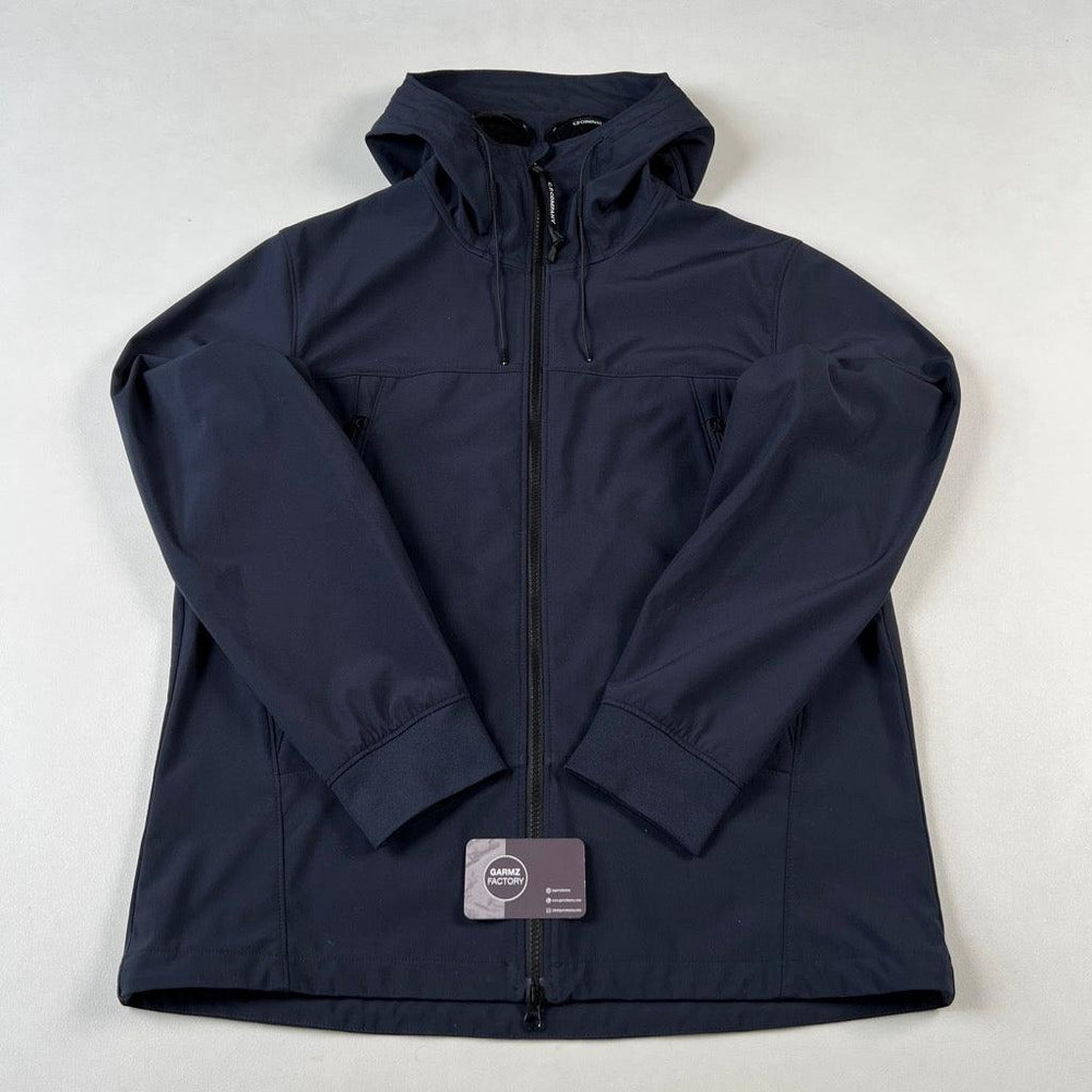 C.P. Company Goggle Soft Shell Jacket Navy Garmz Factory