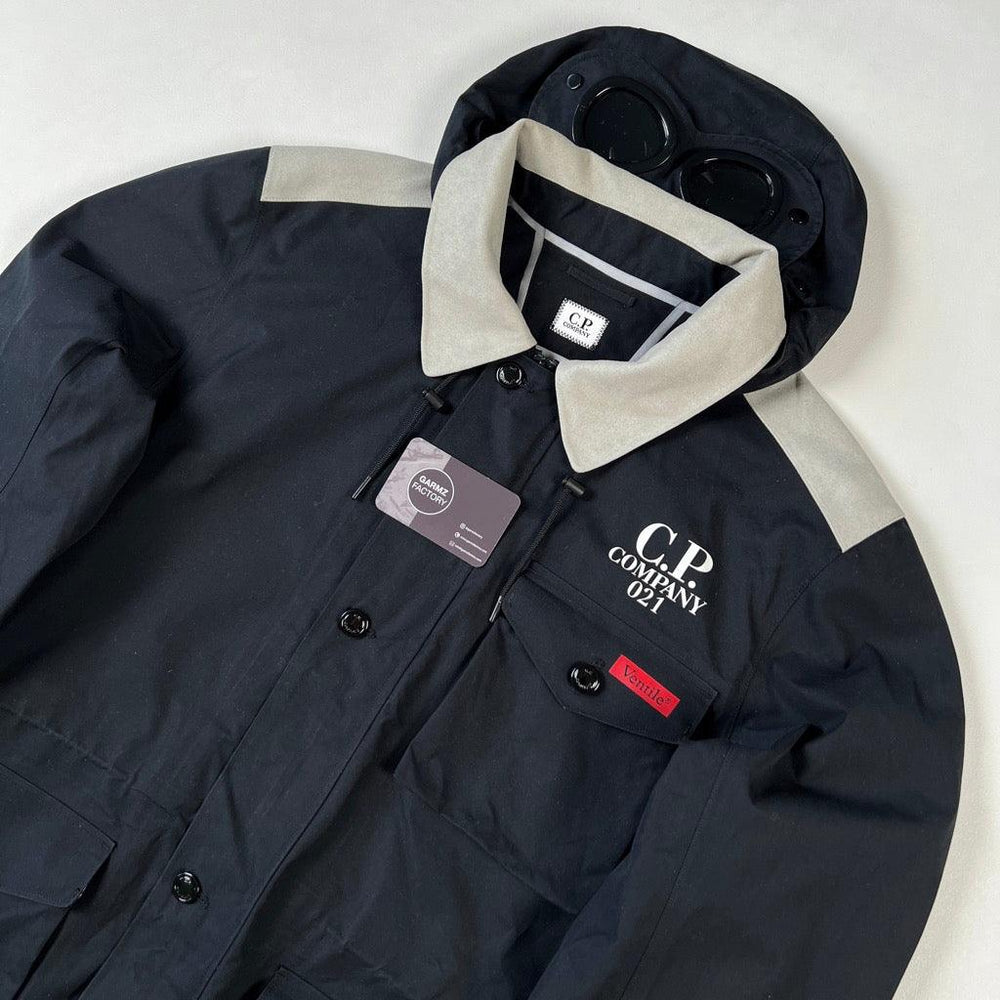 C.P. Company La Mille Ventile Goggle Jacket Black – Garmz Factory