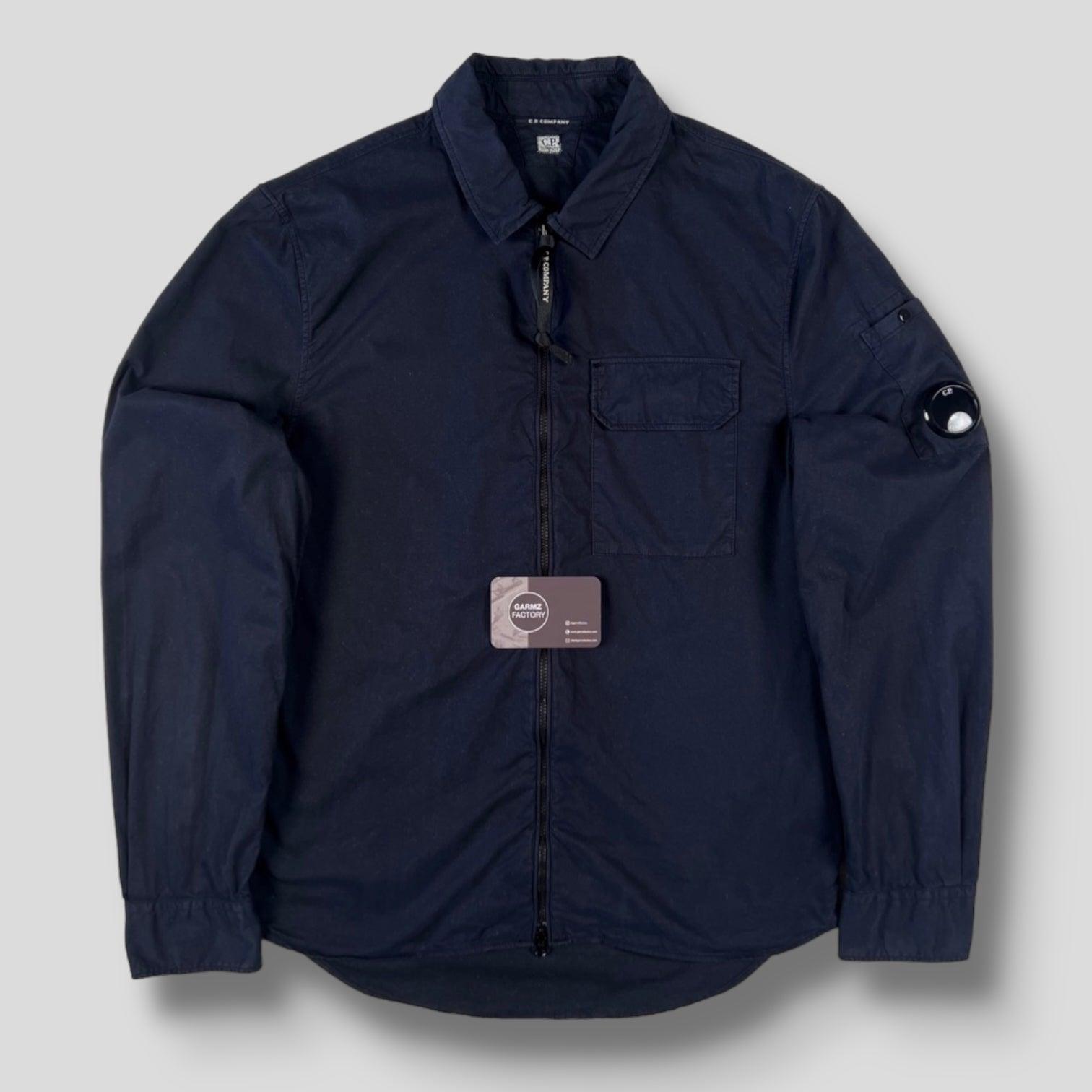 C.P. Company Lens-detail zip-up shirt jacket - Blue