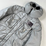 C.P. Company - Nyfoil Down Goggle Jacket Silver