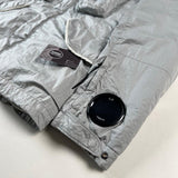 C.P. Company - Nyfoil Down Goggle Jacket Silver