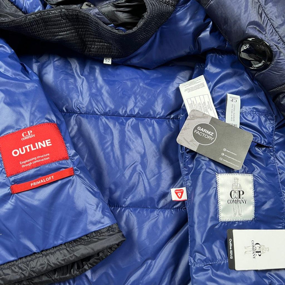 C.P. Company Outline Primaloft Hooded Jacket Navy – Garmz Factory