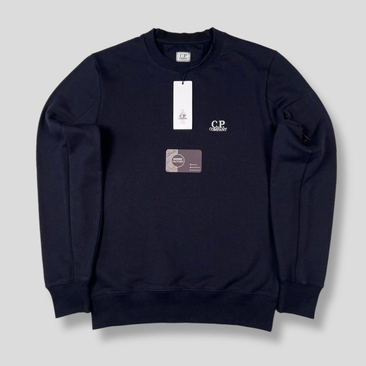 【関税込み】C.P. Company Crewneck sweatshirt with logo c-p-company-stitched-logo-
