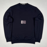 C.P. Company - Stitched Logo Crewneck Sweatshirt Navy