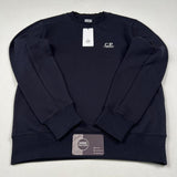 C.P. Company - Stitched Logo Crewneck Sweatshirt Navy
