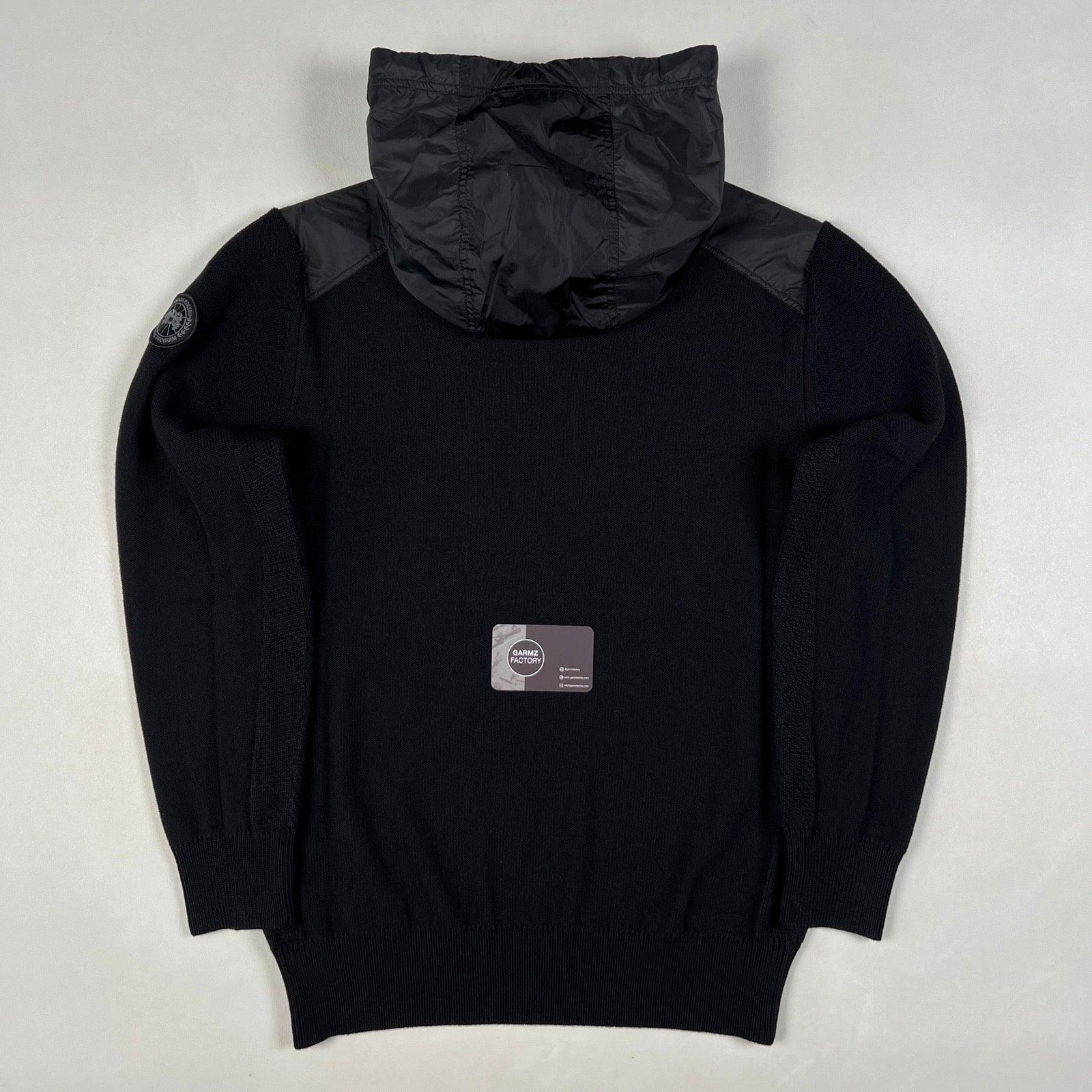Black Label Merino Nylon Hoodie