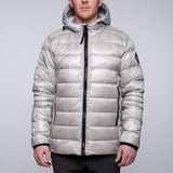 Canada Goose - Crofton Hooded Down Jacket Black Label Silver