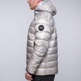 Canada Goose - Crofton Hooded Down Jacket Black Label Silver