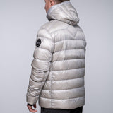 Canada Goose - Crofton Hooded Down Jacket Black Label Silver