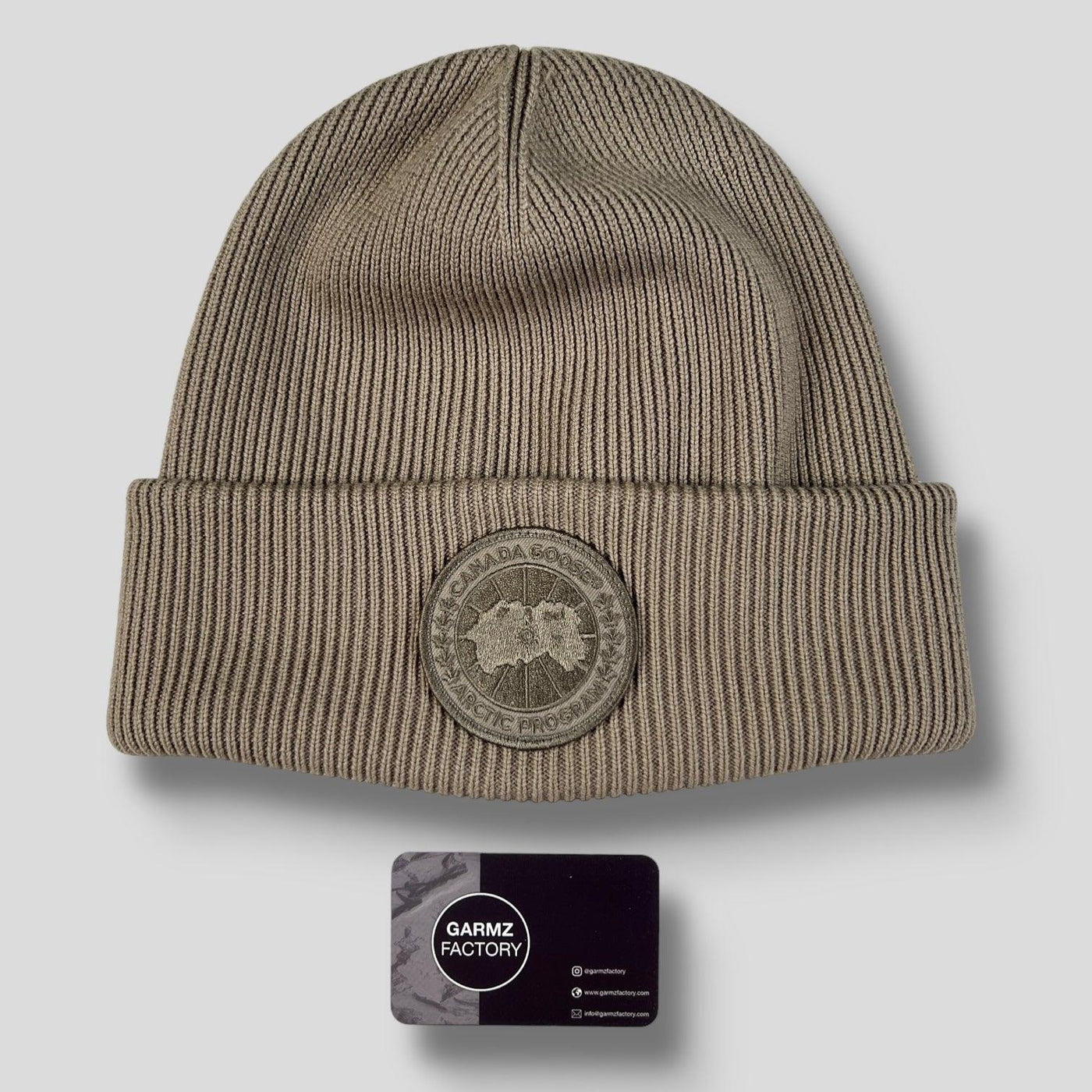 Canada Goose Tan Beanie Cotton Beanie | Canada Goose NP main image 2