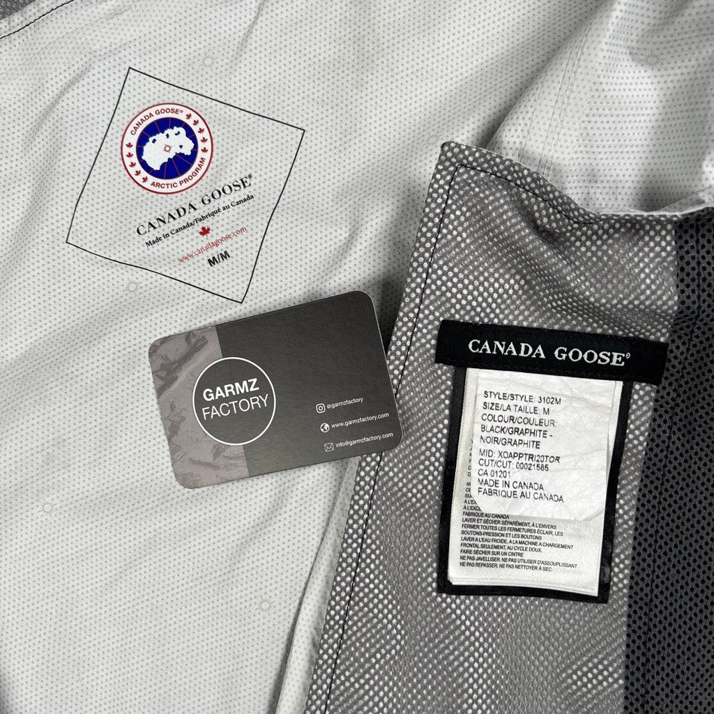 Canada Goose hayward waterproof hooded jacket black Garmz Factory