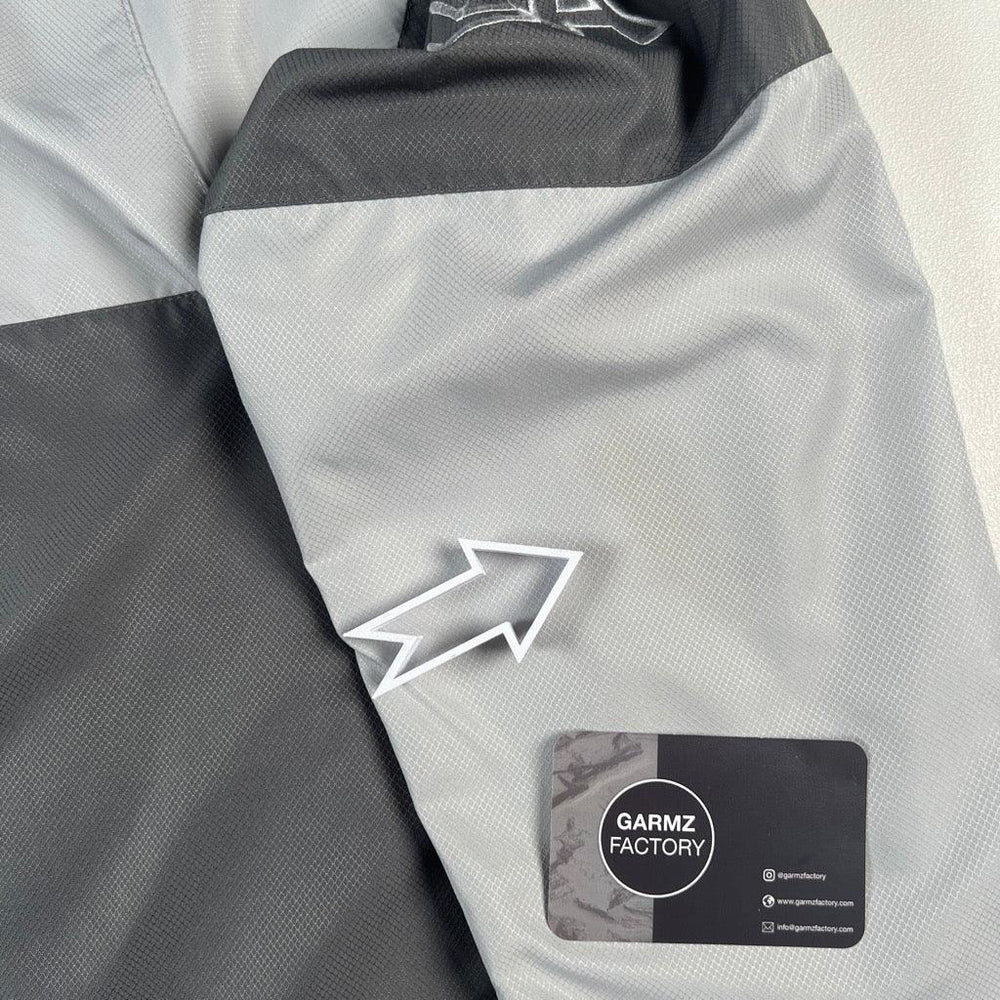 Lacoste Track Sports Jacket Silver/Grey – Garmz Factory