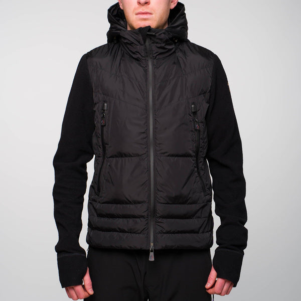 Moncler - Grenoble Down Knit Jacket Black