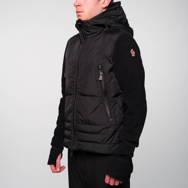 Moncler - Grenoble Down Knit Jacket Black