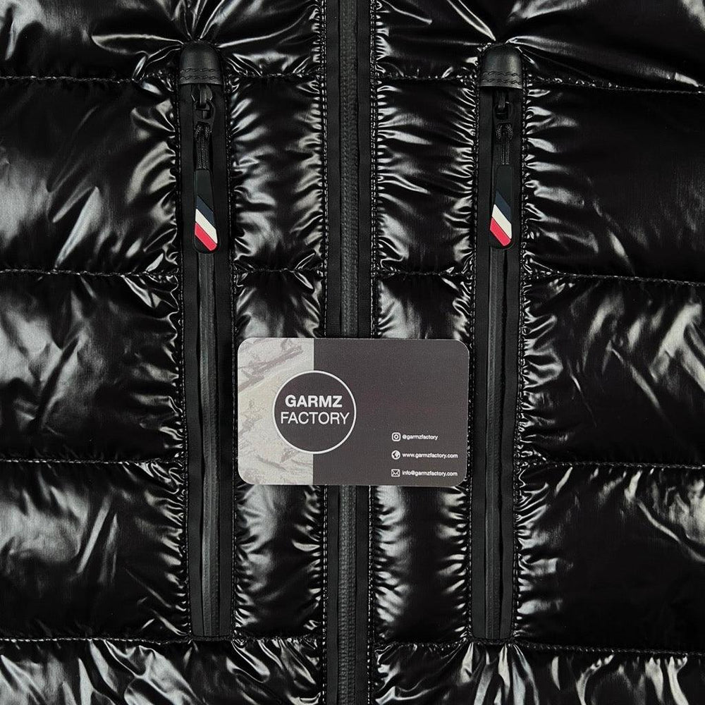 Moncler Grenoble Hooded Down Knit Jacket Black – Garmz Factory