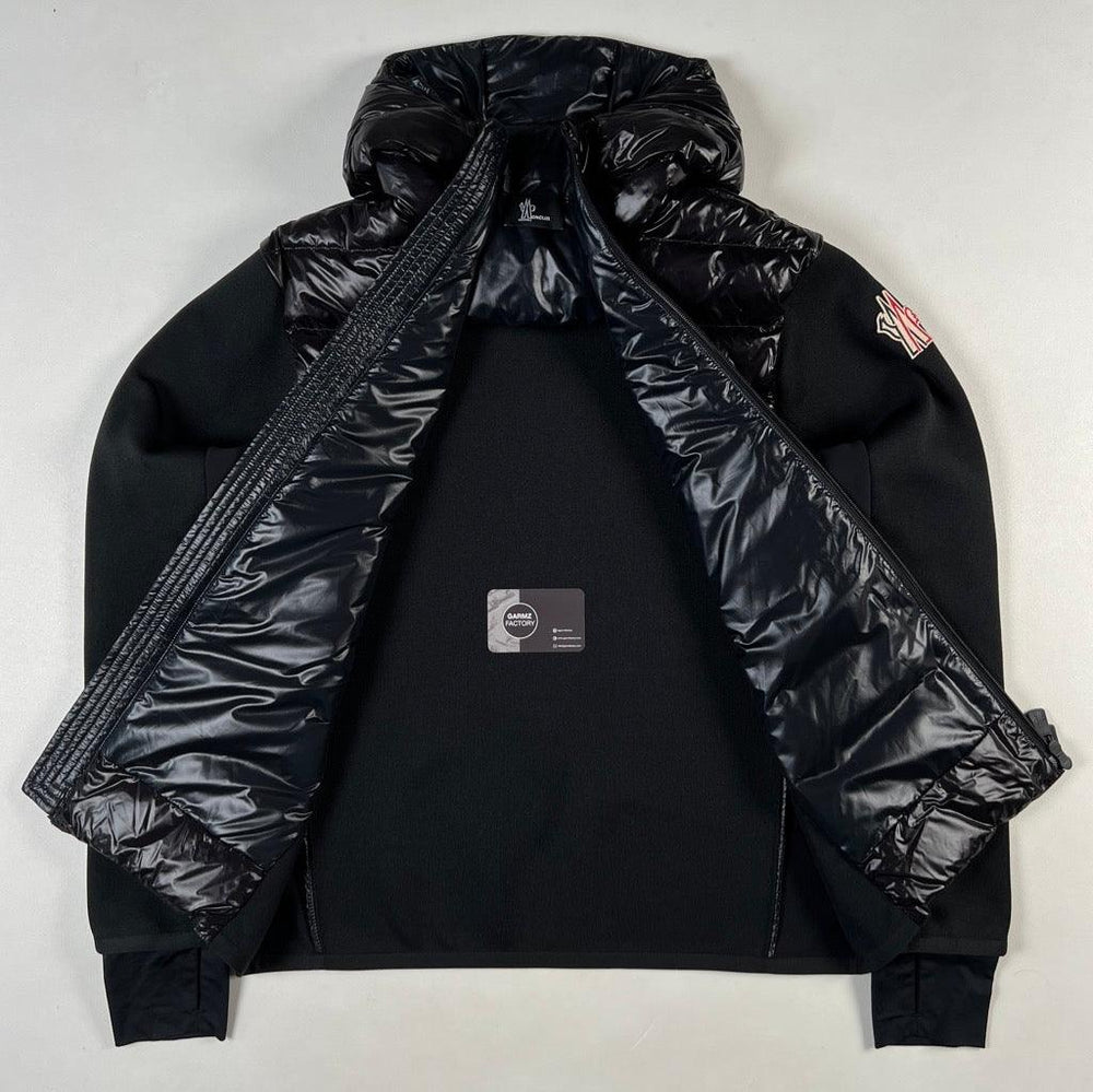 Moncler Grenoble Hooded Down Knit Jacket Black – Garmz Factory