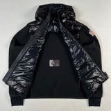 Moncler - Grenoble Hooded Down Knit Jacket Black