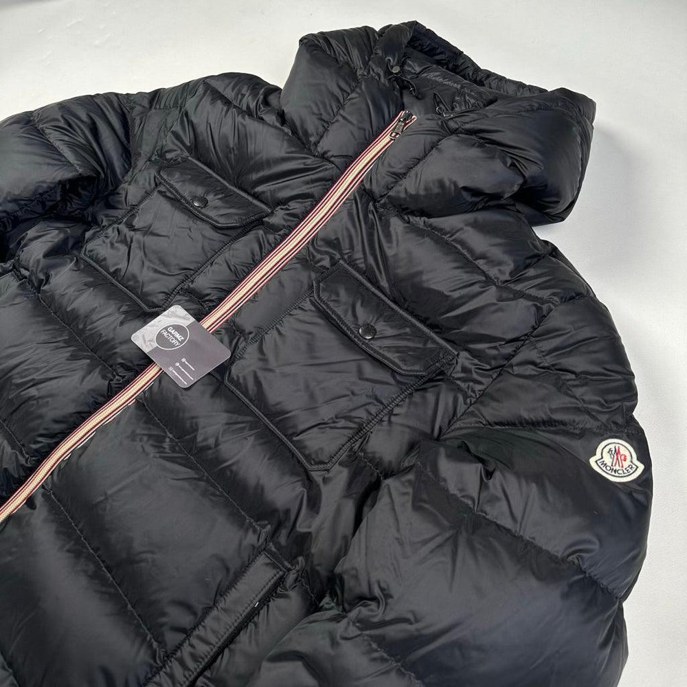 Moncler Morane Down Jacket Black Garmz Factory