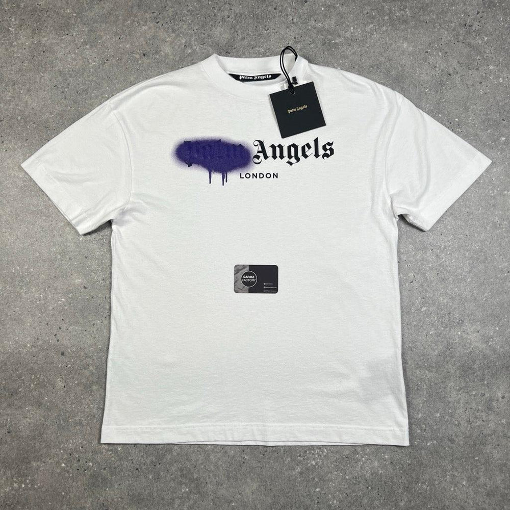 Palm Angels London Sprayed T-Shirt White – Garmz Factory