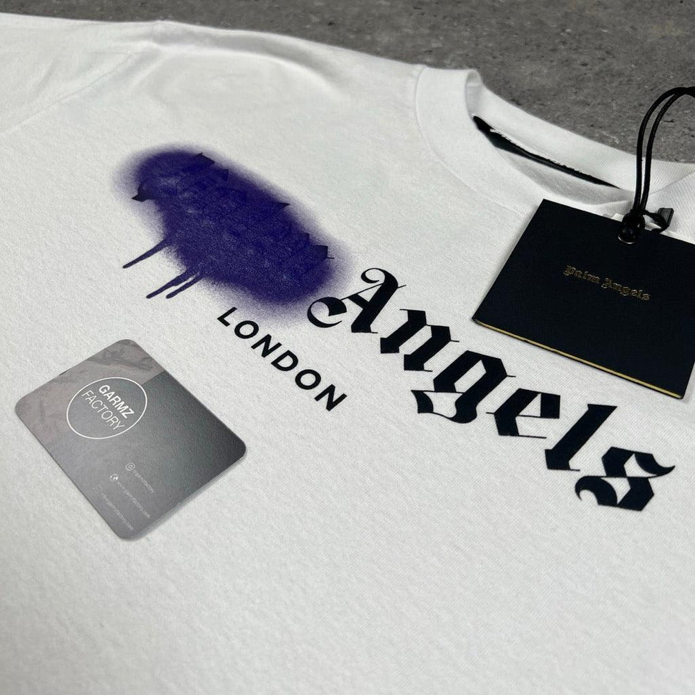 Palm Angels London Sprayed T-Shirt White – Garmz Factory