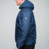 Prada - Applique Logo Insulated Jacket Blue