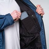 Prada - Applique Logo Insulated Jacket Blue