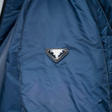 Prada - Applique Logo Insulated Jacket Blue