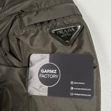 Prada - Applique Logo Nylon Windbreaker Khaki