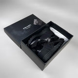 Prada - Re-Nylon Appliqué Logo Sneakers Black