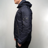 Prada - Re-Nylon Reversible Hooded Jacket Navy/Blue