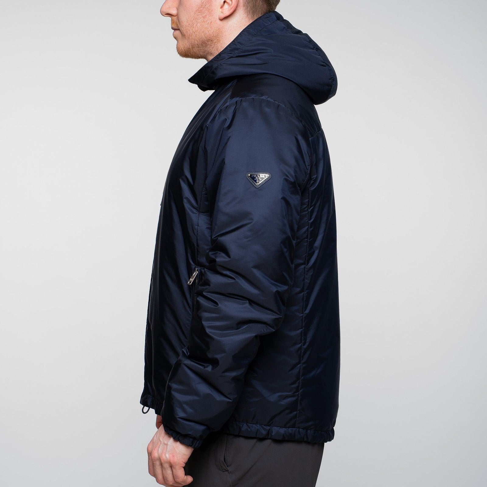 5351プールオム 切替デザイン レザーファーニットジャケット