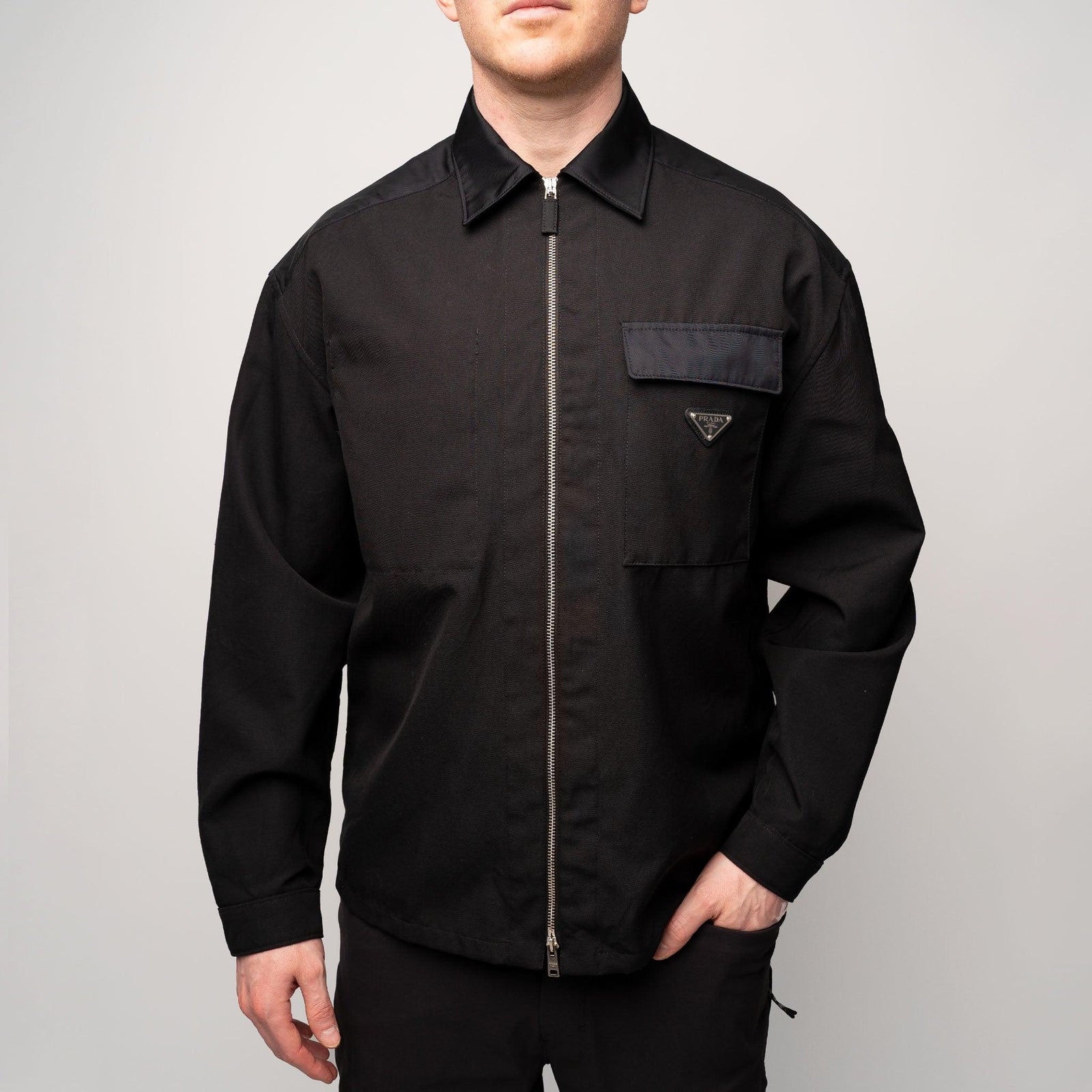 アウターその他 Prada Fermaglio Prada Men's Stand-Collar Re-Nylon Fleece Jacket - Bergdorf