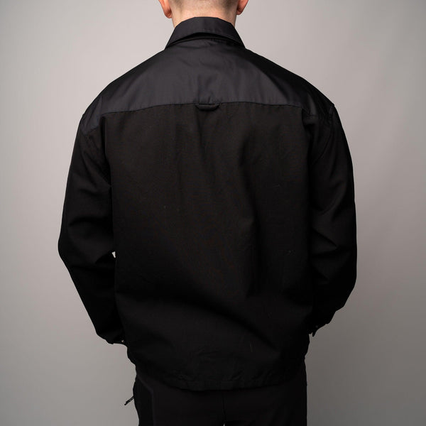 Prada - Wool and Re-Nylon Overshirt Black