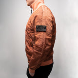 Stone Island - Shadow Project Striped Nylon Metal Jacket Orange