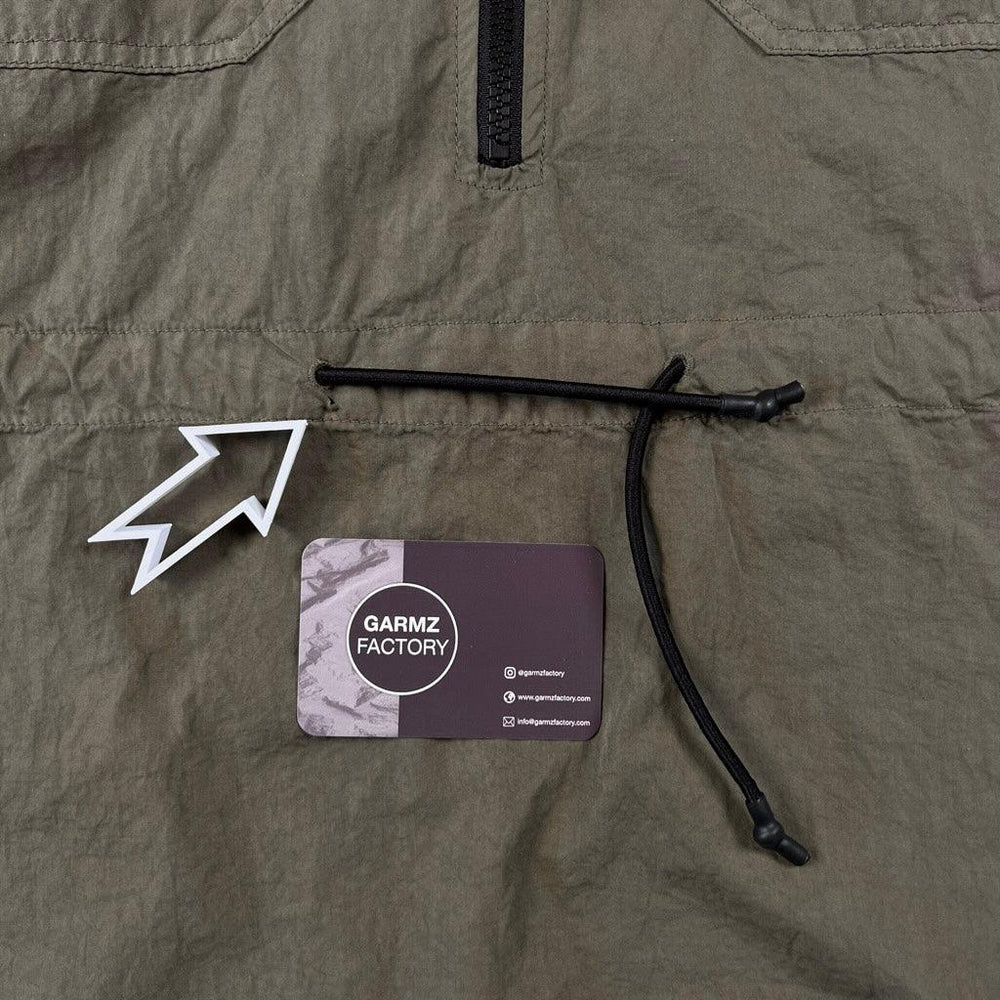 ジャケット・アウター STONE ZIP POPOVER HOODED SMOCK Stone Island QUARTER ZIP POPOVER HOODED SMOCK Black | BSTN Store