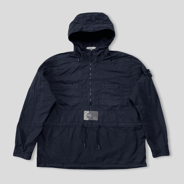 Stone Island - 1/2 Zip Popover Smock Navy