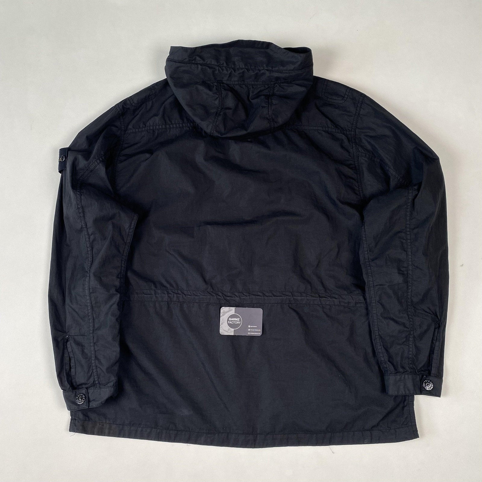 Stone Island 1/2 Zip Smock Pullover Liam G Black – Garmz Factory