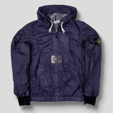 Stone Island - 2008 Superlight Resin Nylon Hooded Jacket Navy
