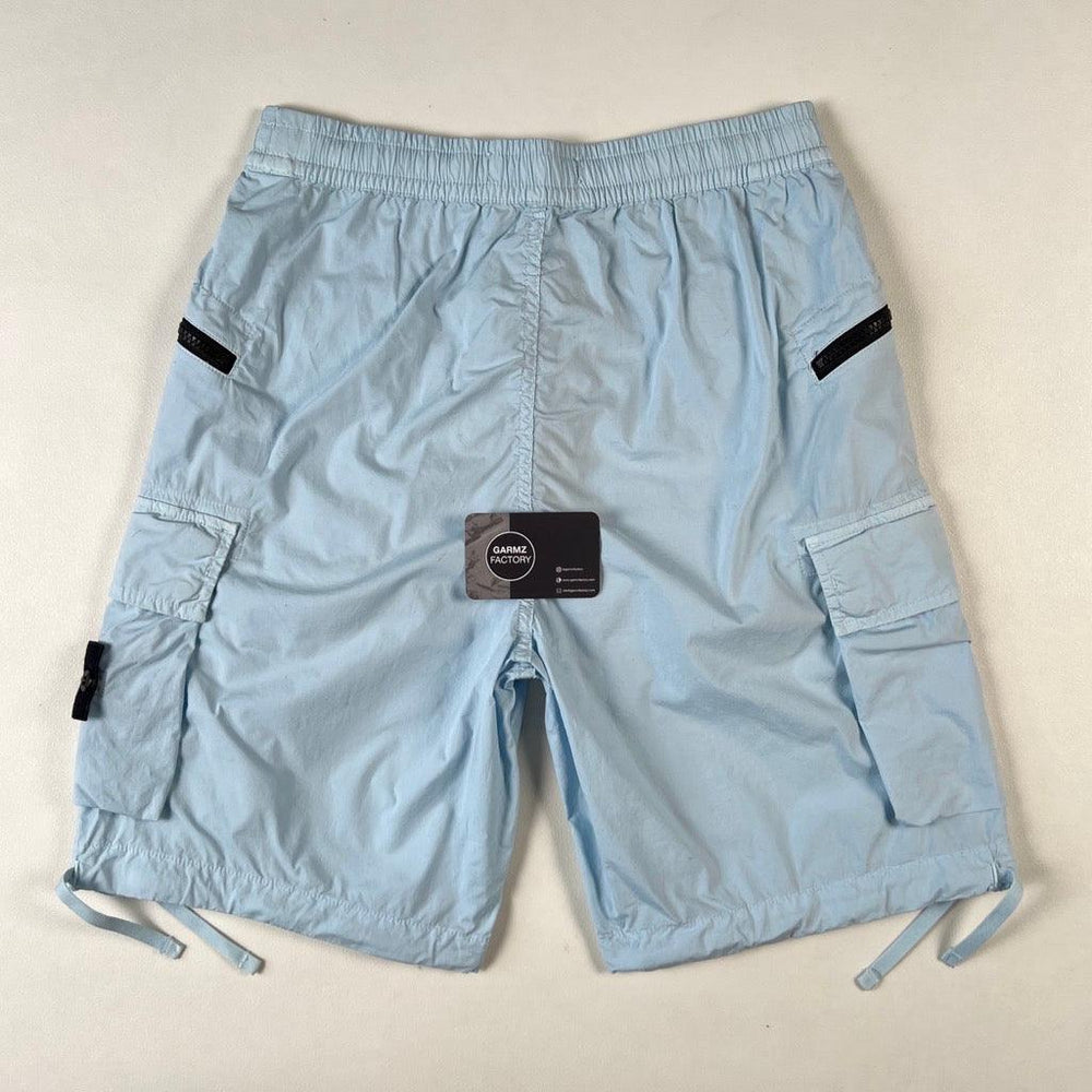 Stone Island Bermuda Cargo Shorts Type CO Blue – Garmz Factory