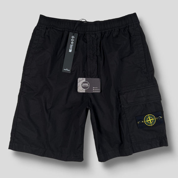 Stone Island - Bermuda Comfort Cargo Shorts Black