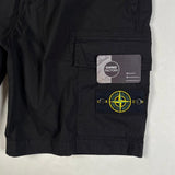 Stone Island - Bermuda Comfort Cargo Shorts Black