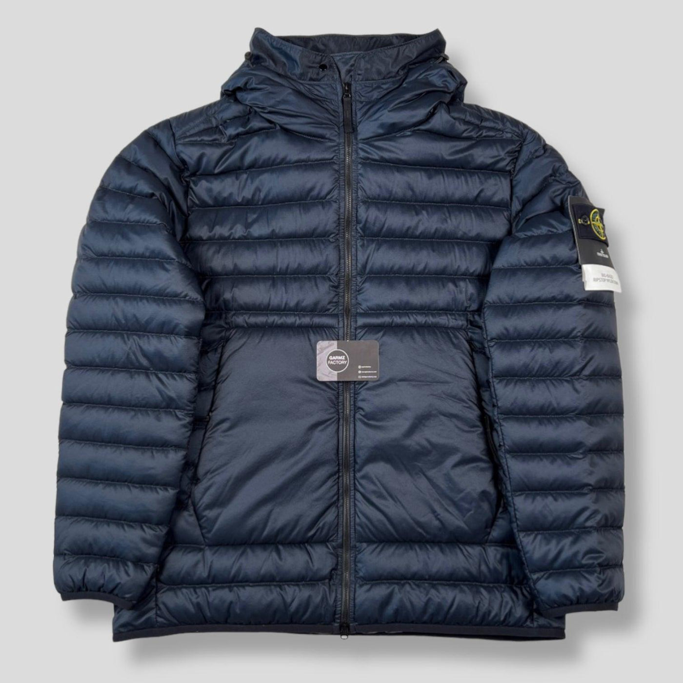 Stone Island Bio-Based Ripstop Down jacket blue – Garmz Factory