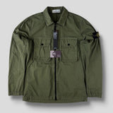 Stone Island - Brushed Cotton Overshirt Khaki