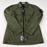 Stone Island - Brushed Cotton Overshirt Khaki