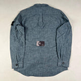 Stone Island - Chambray Denim Button Shirt Blue