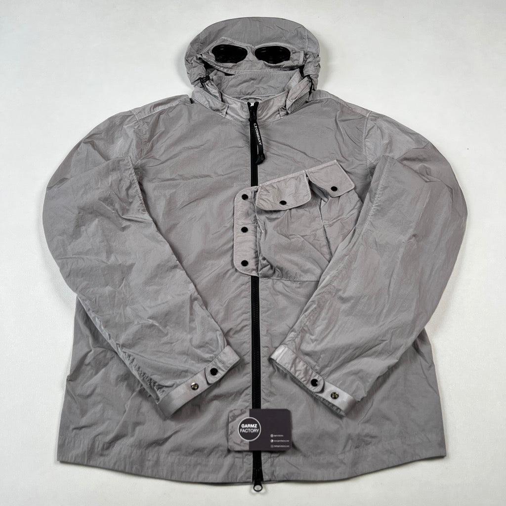 stone island goggles Stone Island Chrome-R Goggle Jacket SIlver – Garmz Factory