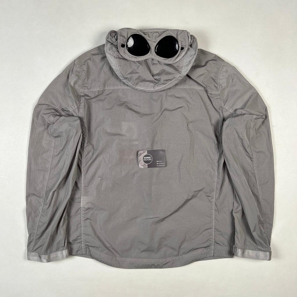 Stone Island Chrome R Goggle Jacket SIlver Garmz Factory