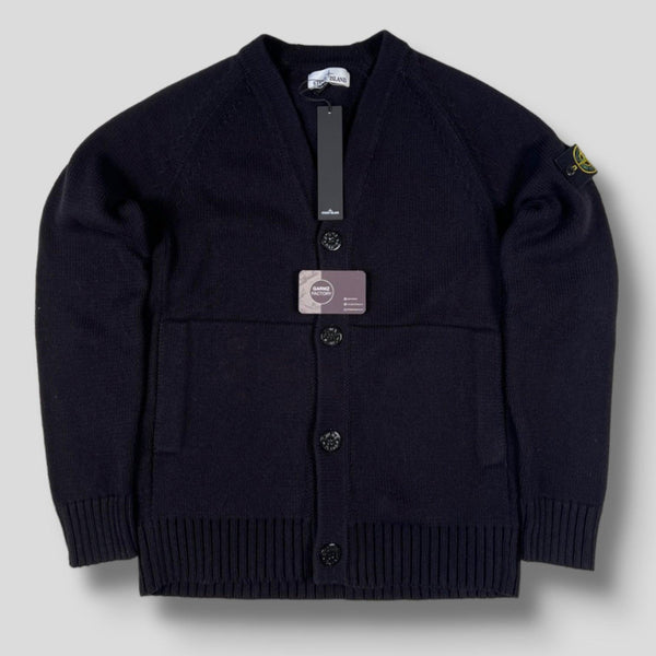 Stone Island - Chunky Button Cardigan Navy